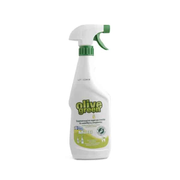 Υγρό καθαρισμού ευαίσθητων επιφανειών Multi | Olive Green - Chironas Holistic Shop
