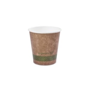 Ποτήρι χάρτινο μονότοιχο, 280ml | Vegware - Chironas Holistic Shop