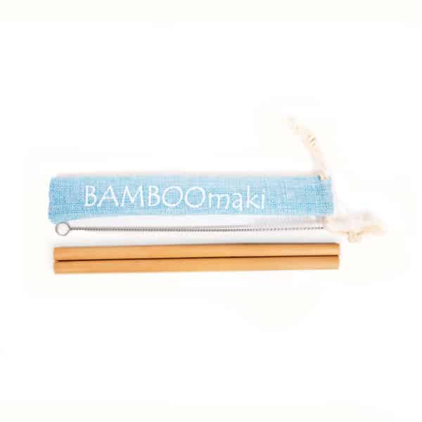 Καλαμάκια μπαμπού, πουγκί μικρό | Bamboomaki, Chironas Holistic Shop