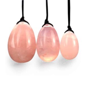 Αυγά Yoni, ροζ χαλαζίας | Stone stories - Χείρωνας Holistic Shop