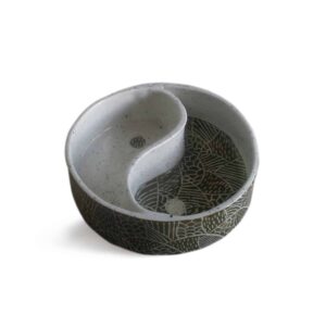 Κεραμικό μπολ, γιν γιάνγκ | Tierra Ceramics - Χείρωνας Holistic Shop