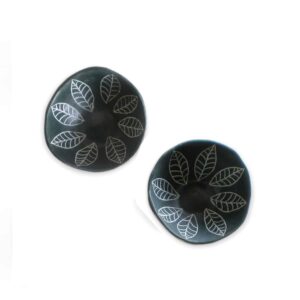 Κεραμικό μπολάκι, φύλλα - 100ml | Tierra Ceramics - Χείρωνας Holistic Shop
