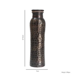 Μπουκάλι νερού Antique, χάλκινο σφυρήλατο | Forrest & Love - Χείρωνας Holistic Shop